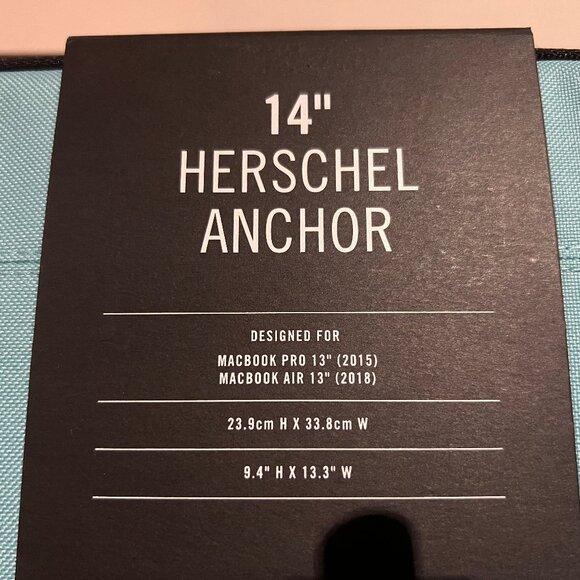 Herschel Laptop Sleeve - Neon Blue - 13"/14" - Picture 3 of 4